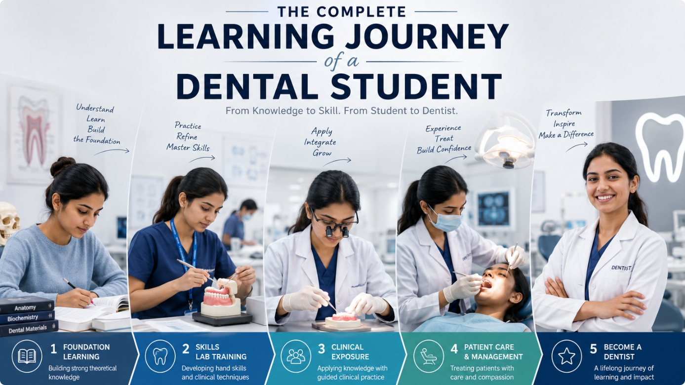 From Dental Foundations to Clinical Practice: A Complete Learning Path for Dental Students